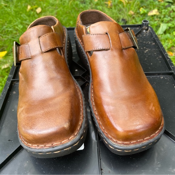 Clogs Brown Leather almost new - Picture 2 of 8